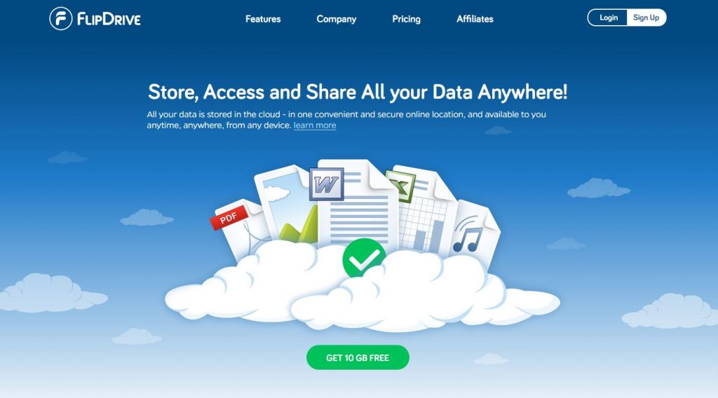 FlipDrive - DropBox Alternative