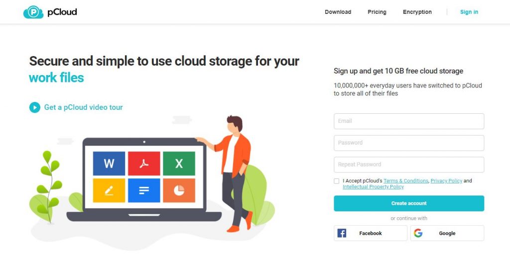 pCloud DropBox Alternative