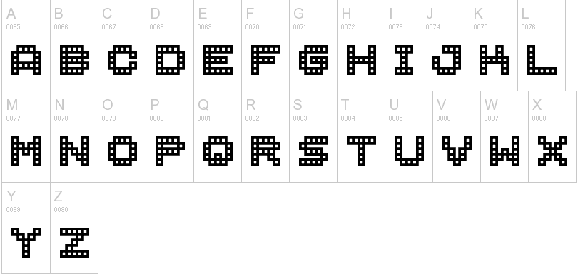 BM-Block-font