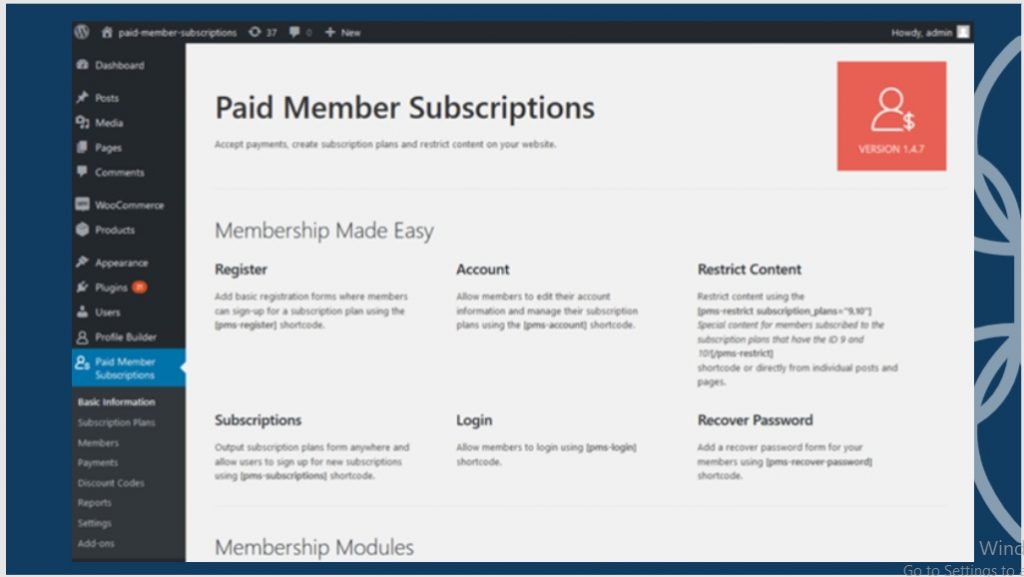 1st Paid Member Subscriptions up