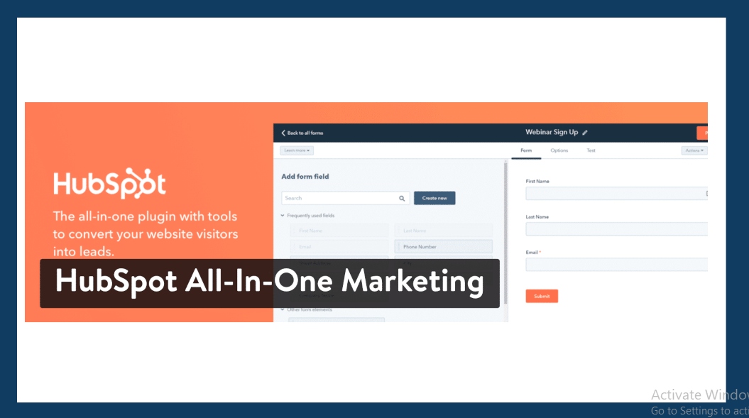 2nd HubSpot All In One Marketing up