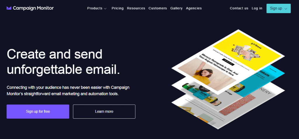 Email Marketing Services #3. Campaign Monitor