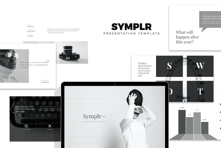 Symplr: Minimal, Clean аnd Simple Google Presentations Google Slides Templates