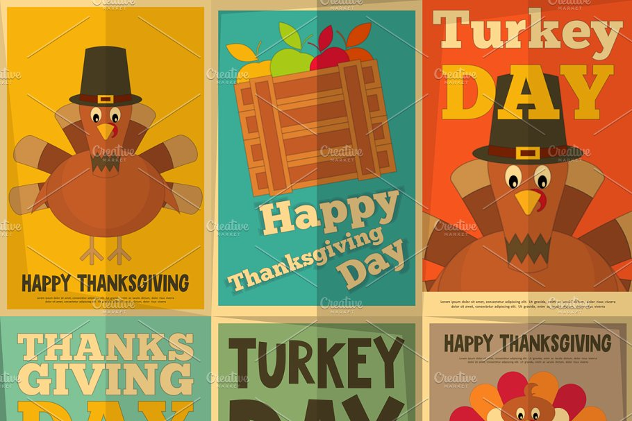 Thanksgiving Day Fall Graphics