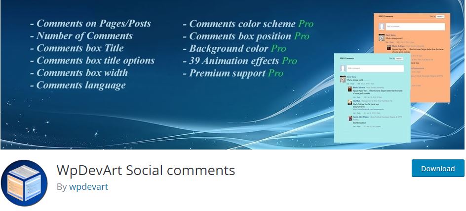 Facebook comments for WordPress