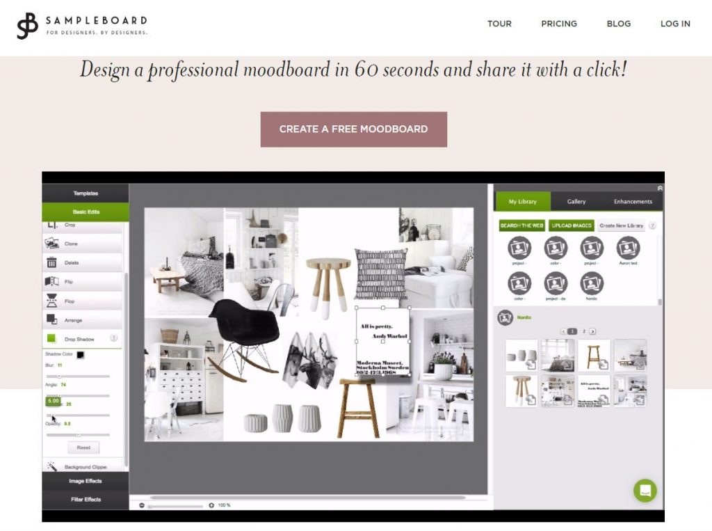 SampleBoard Mood Board Maker