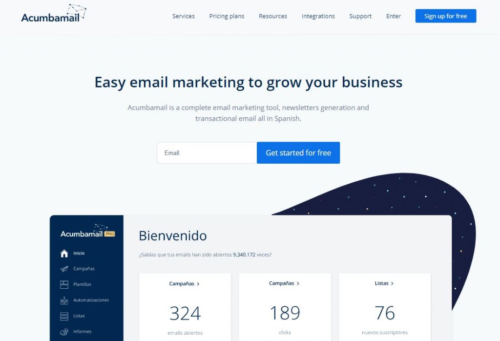 Acumbamail - Mailchimp Alternative Email Marketing Program