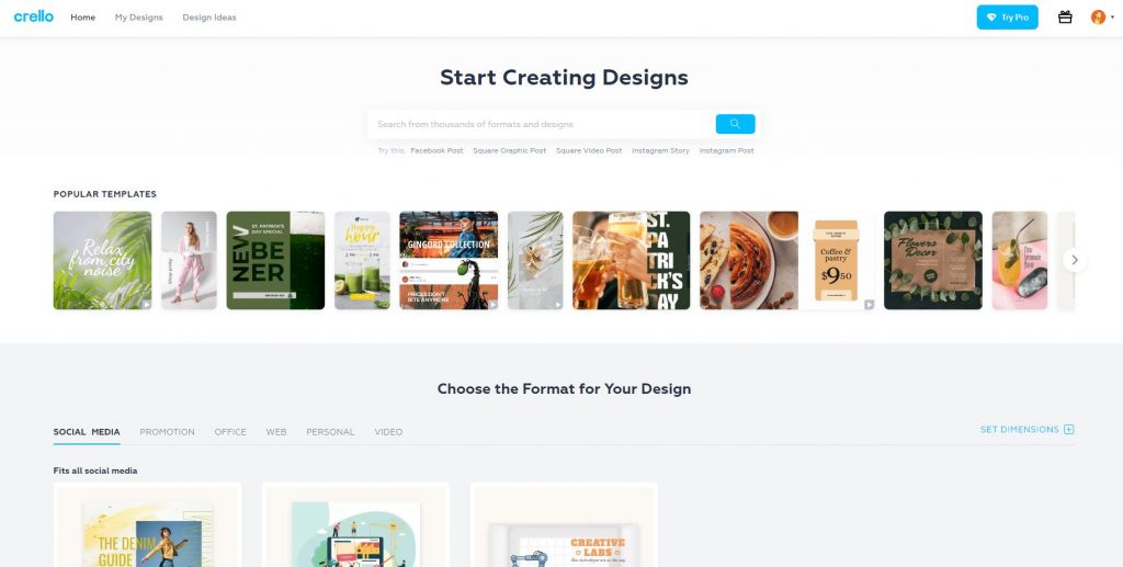 Crello - Canva Alternative