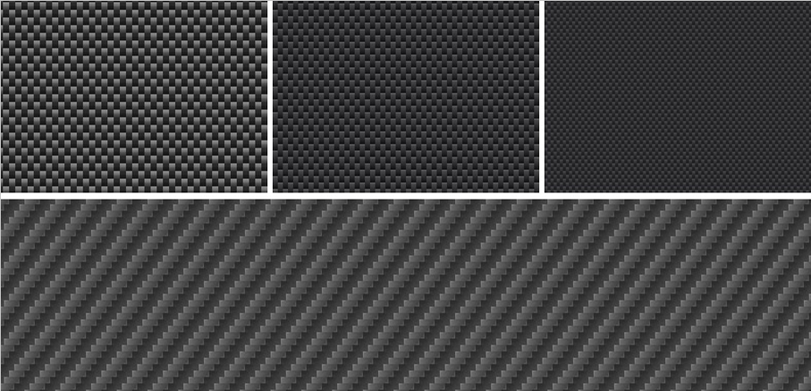 Free carbon fiber Photoshop patterns (Carbon Fiber Textures)