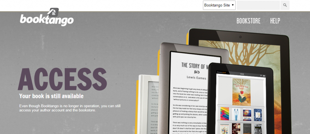 BookTango Self Publishing Websites