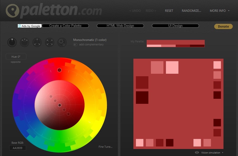 Palettr Color Palette Generators