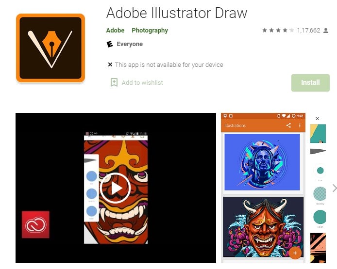 2. Dobe Illustrator Draw An app to design min