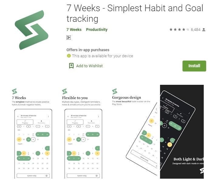 2. Get inspired to be better with 7 Weeks app min
