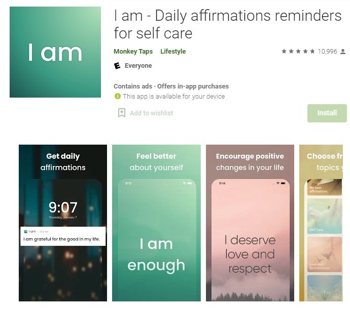 4. I Am – Positive Affirmations min