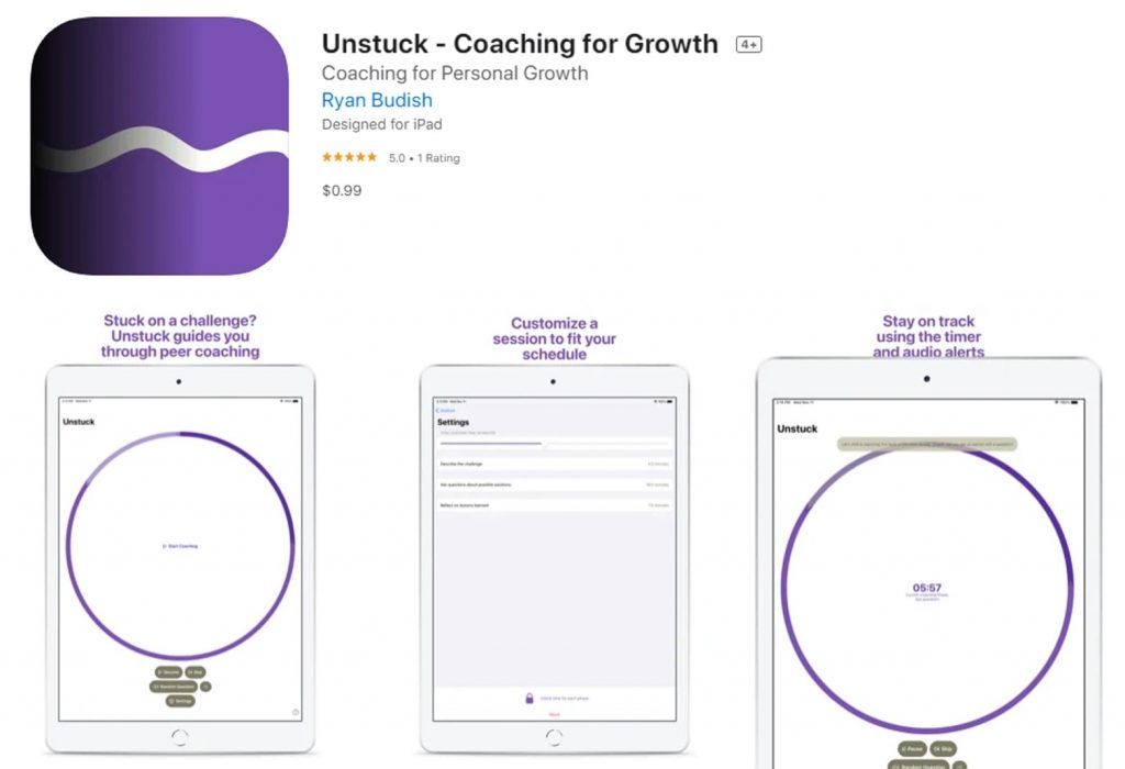 5. Unstuck Turn your phone into a personal coaching min