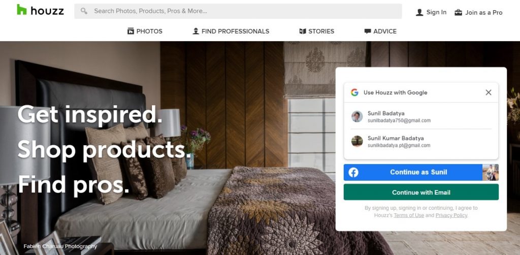 7. Houzz An app to be surprised and inspired min
