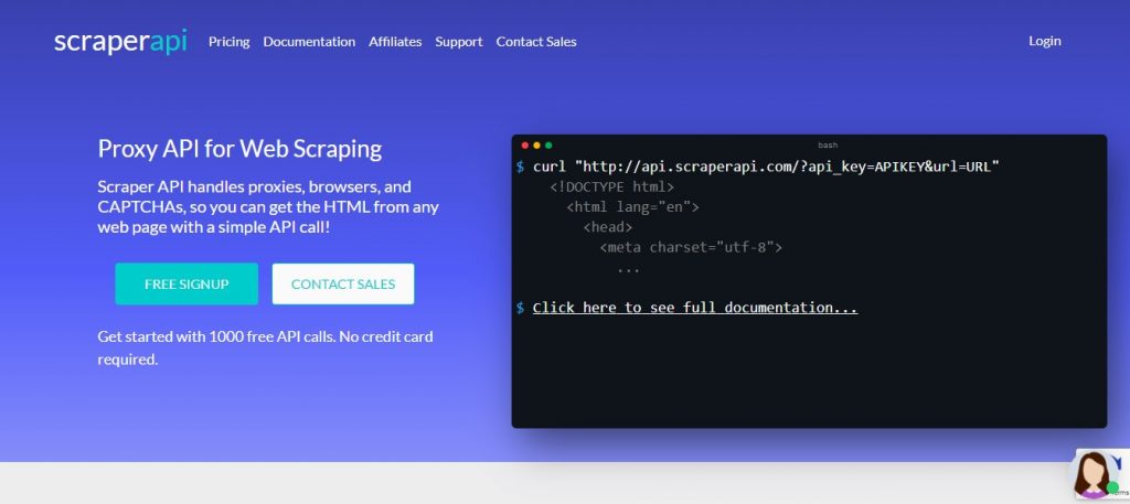 Scraper API - web scraping tool