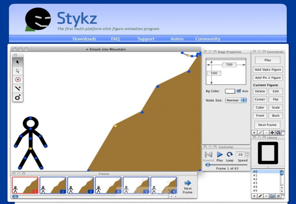stykz free animation software