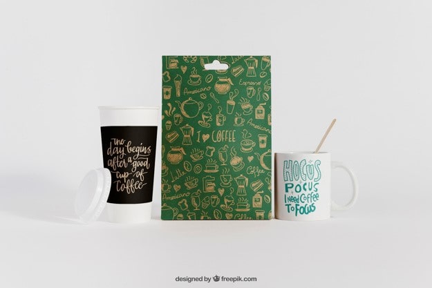 25 Free Coffee Bag Mock-up Templates for you
