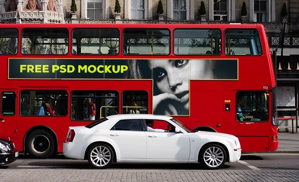 Awesome Bus AD Mockup Template