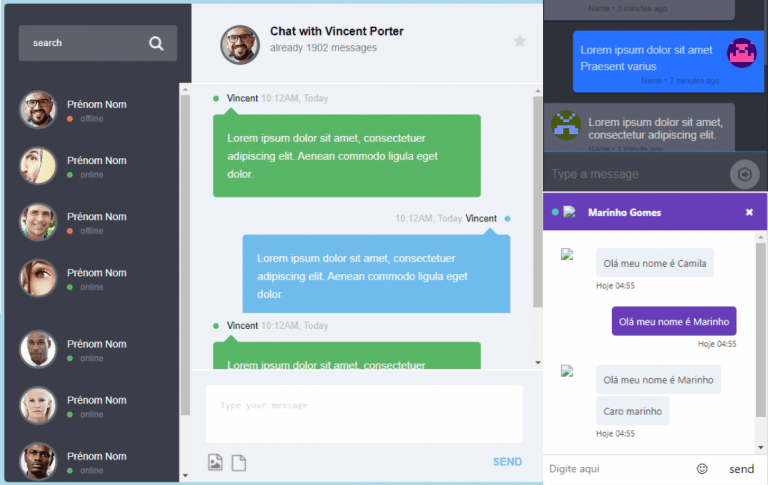 23+ Best HTML CSS Chat Box Designs with Source Code – WebTopic