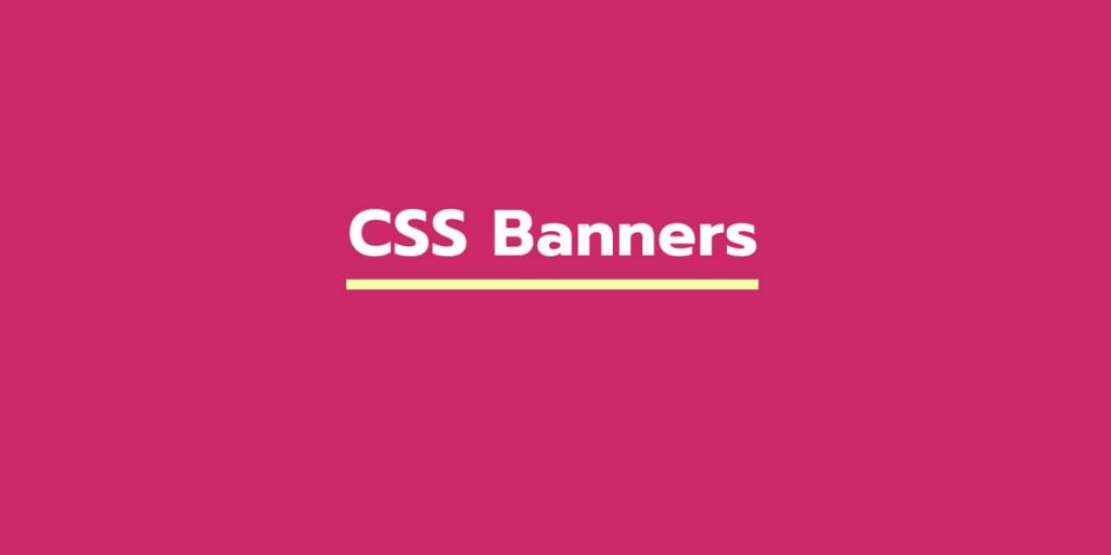 CSS Banners