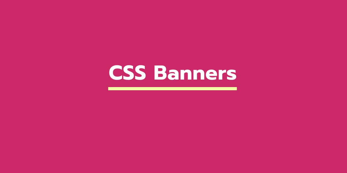 CSS Banners