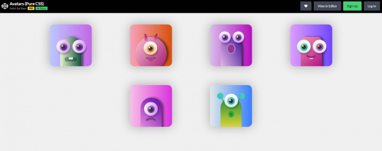 21 CSS Avatars With Code Examples – WebTopic