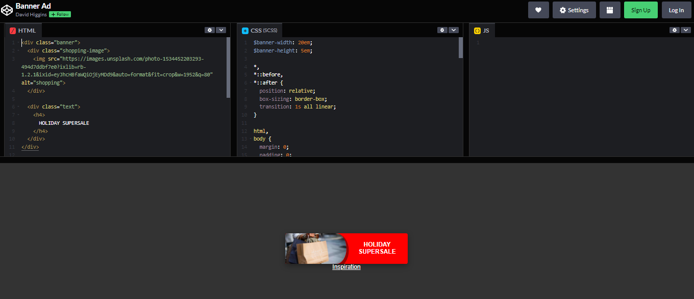 21 CSS Banners – WebTopic
