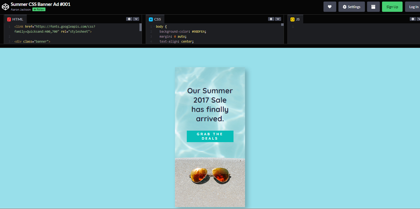 21 CSS Banners – WebTopic