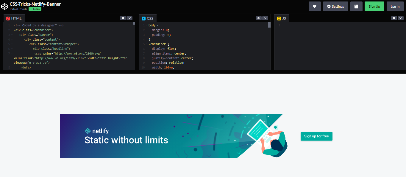21 CSS Banners – WebTopic