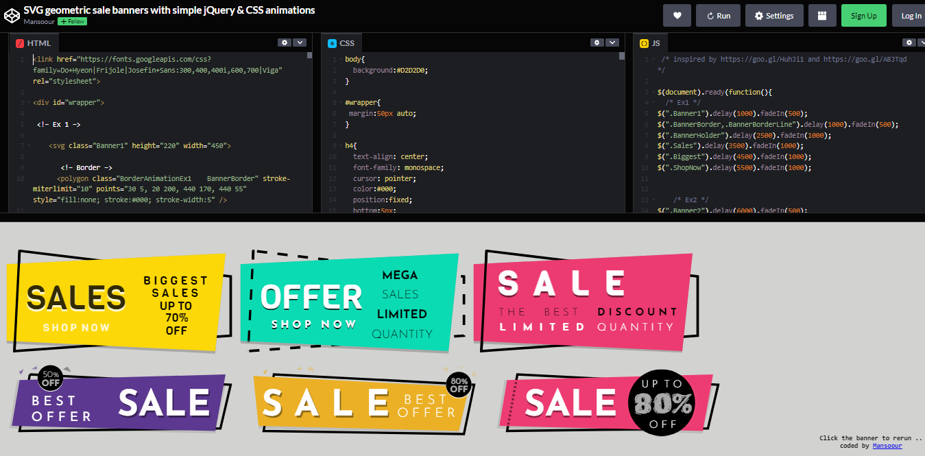 21 CSS Banners – WebTopic