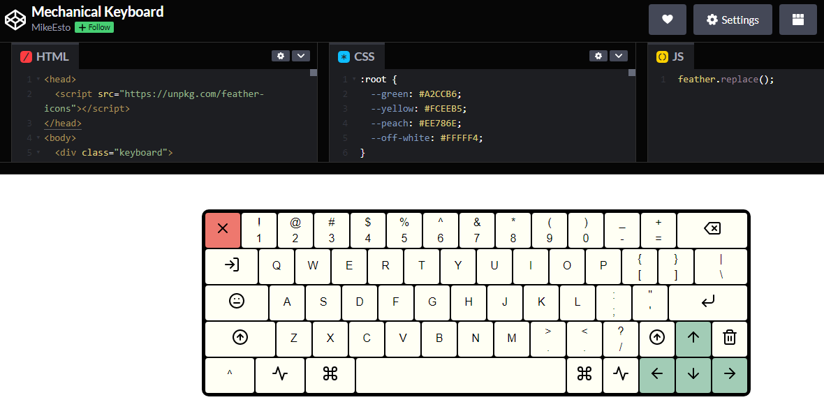 14 CSS Keyboard Code Examples – WebTopic