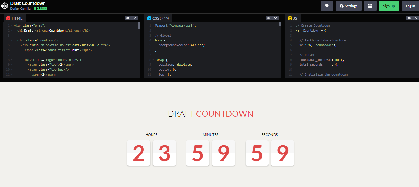 21 CSS Countdown Timers Code Examples – WebTopic