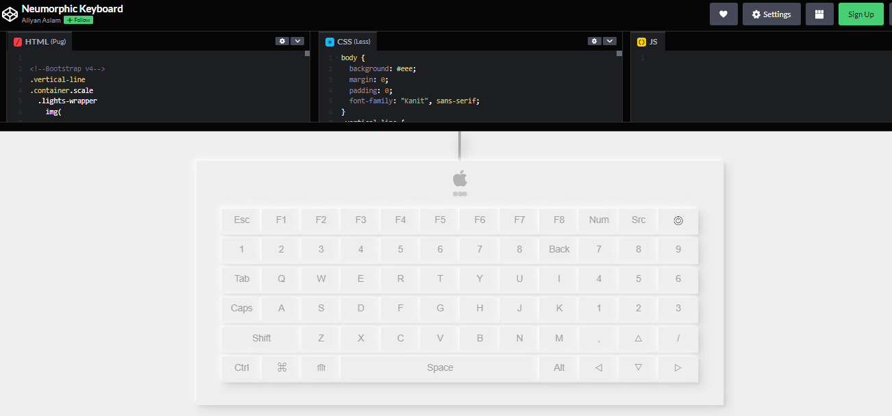 14 CSS Keyboard Code Examples – WebTopic