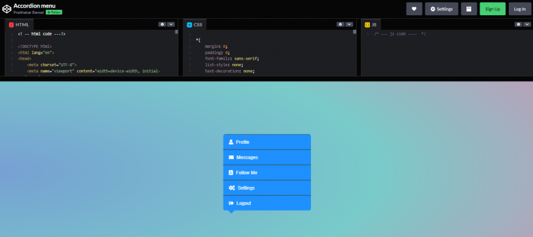 Top 21 CSS Collapsible Menus Examples – WebTopic