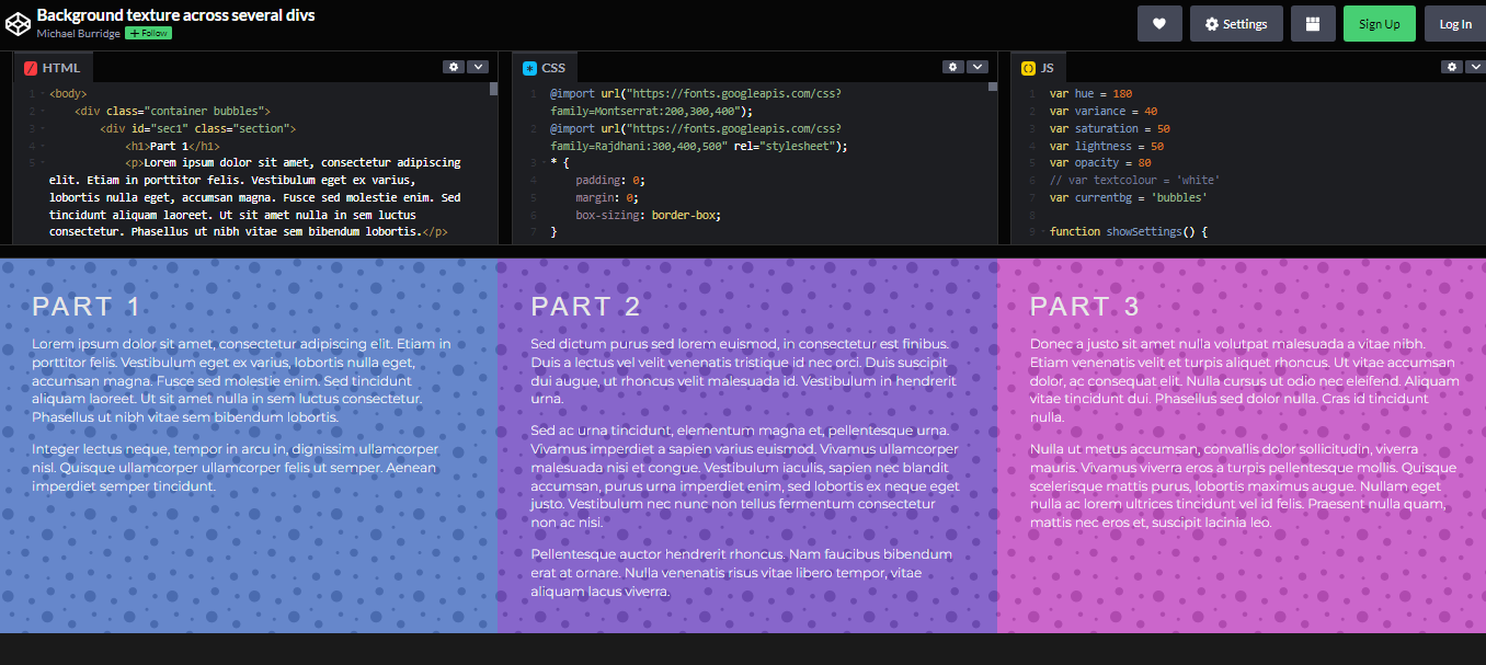 23 JavaScript Background Effects – WebTopic