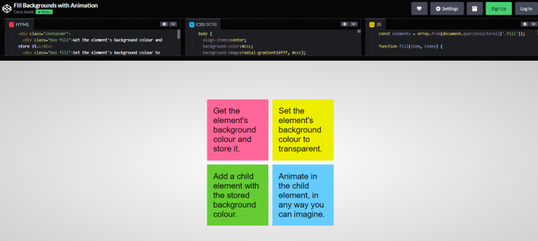 23 JavaScript Background Effects – WebTopic
