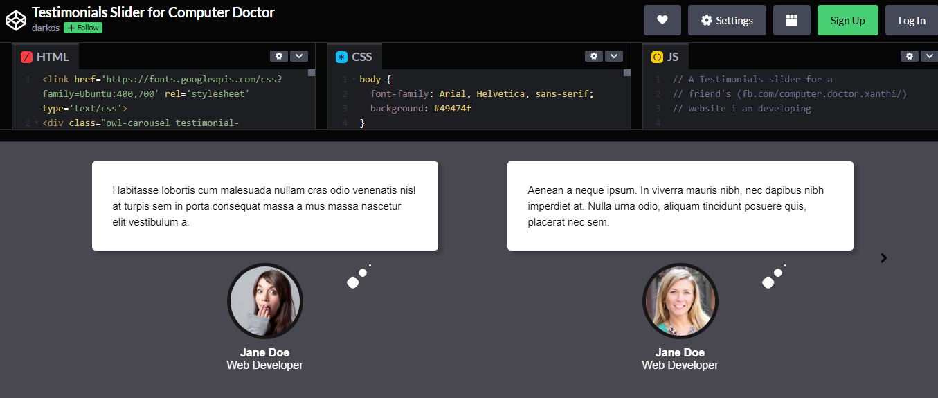 15 CSS Testimonial Code Examples – WebTopic