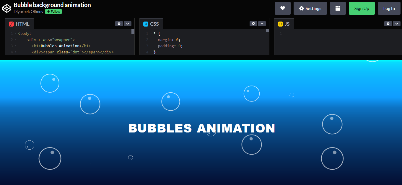 17 CSS Bubbles Code Examples โ WebTopic