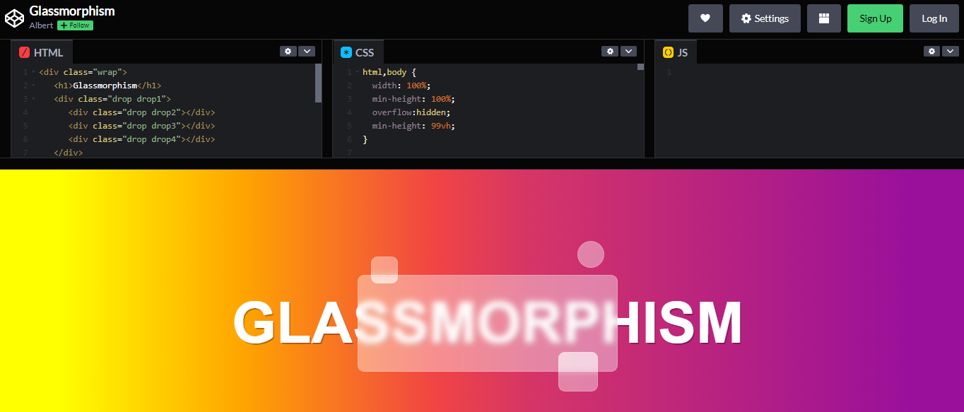 24 Awesome CSS Glassmorphism Effects – WebTopic