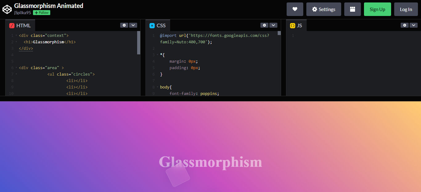 24 Awesome CSS Glassmorphism Effects – WebTopic