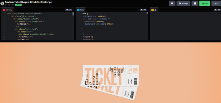 24 CSS Tickets Examples – WebTopic