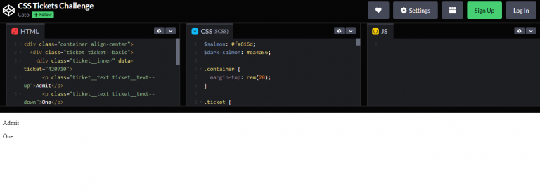 24 CSS Tickets Examples – WebTopic