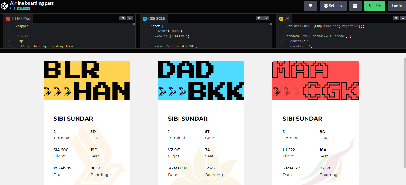 24 CSS Tickets Examples – WebTopic