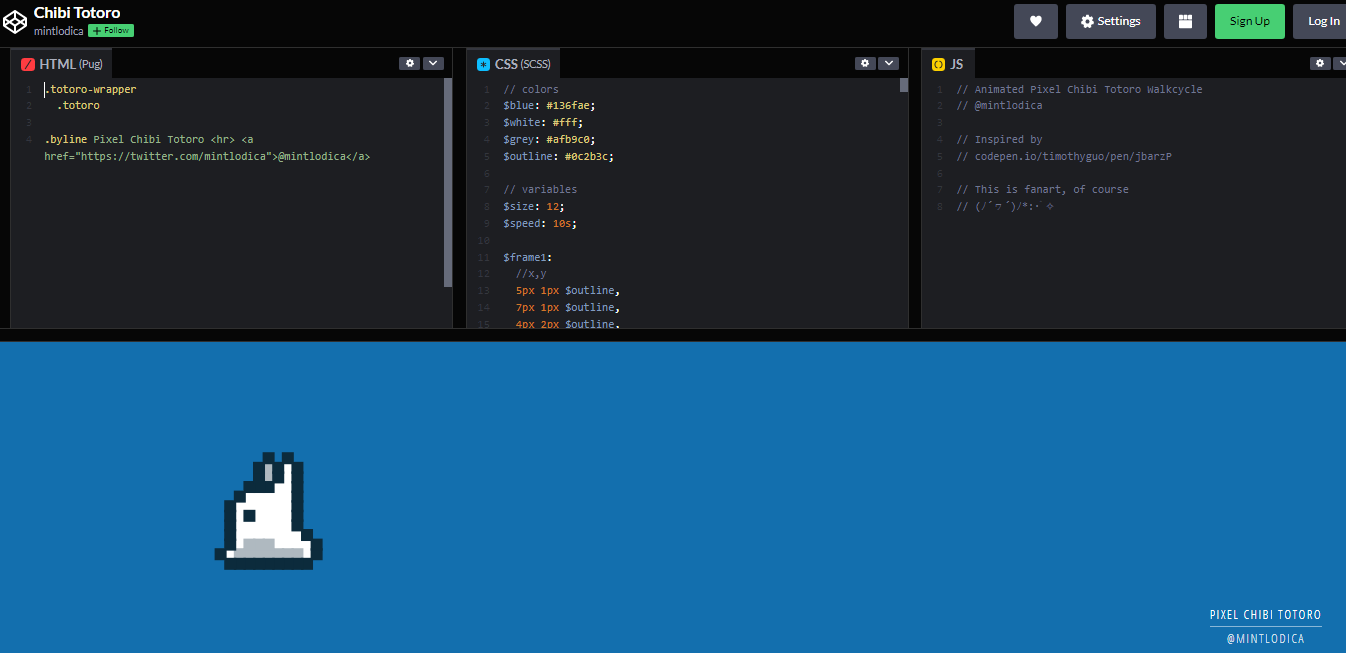 20 Studio Ghibli Characters in CSS – WebTopic