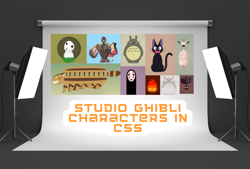 weptopic Studio Ghibli Characters in CSS